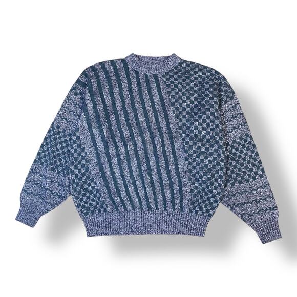 Le Tigre Other - Le Tigre Vintage 90s Men’s Purple‎ Crewneck Sweater Size XL Streetwear